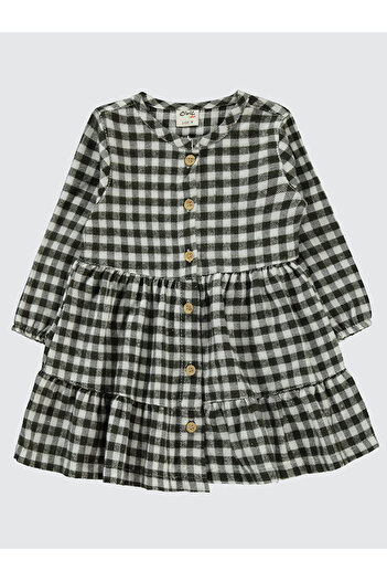 LC Waikiki Baby Girl Dress 6-18 Months Khaki