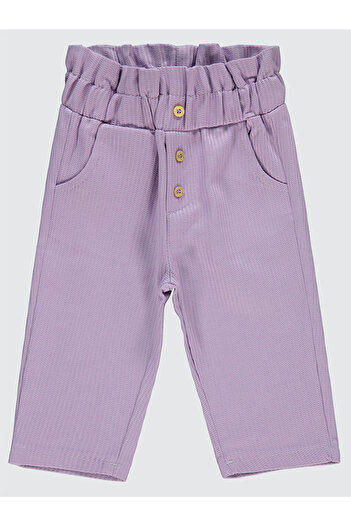LC Waikiki Baby Girl Baby Pants 6-18 Months Lilac