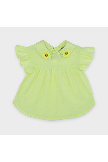 LC Waikiki Girl's Applique Collar Blouse