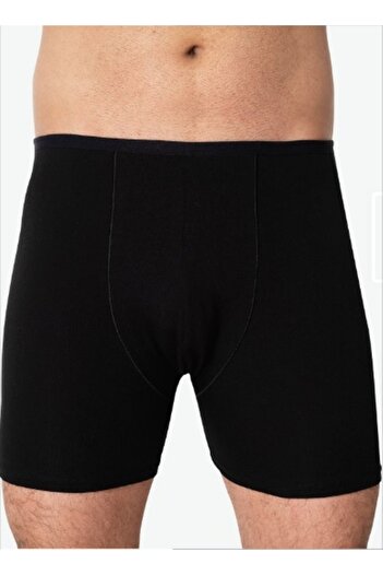 by İGP Black and White 2-Piece Slim Waist Elastic Modal Long-Leg Men's Boxer Briefs