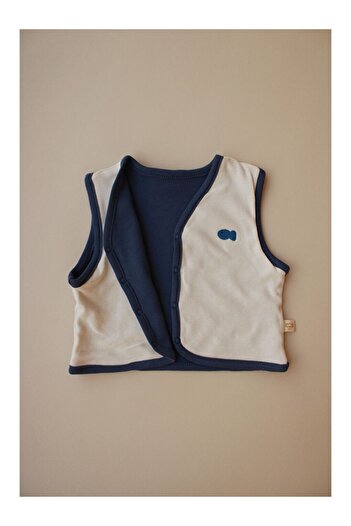 LC Waikiki Fish Embroidered Double-Sided Vest