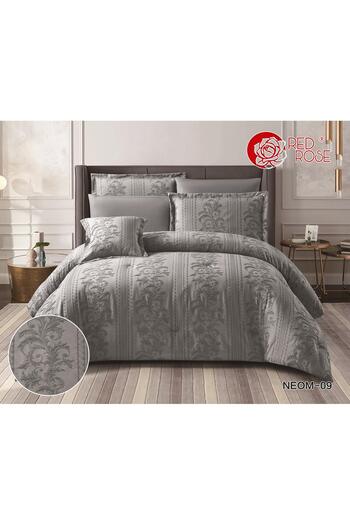 REDROSE COLOR Cool embossed double bedspread, 7 pieces