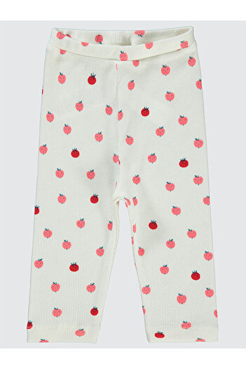 LC Waikiki Baby Girl Baby Tights 6-18 Months Ecru