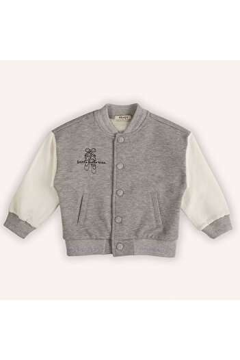 LC Waikiki Girl's Embroidered Knitted Jacket