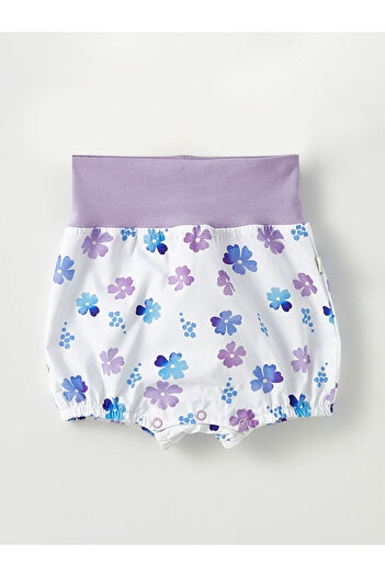 LC Waikiki Elastic Waist Printed Baby Girl Shorts