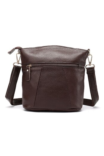 PFY Geanta dama PFY, GT1856 Missa, leather, dark brown