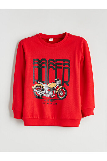 LC Waikiki Crew Neck Printed Boys' Sweatshirt
