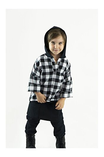 LC Waikiki Hooded Long Sleeve Baby Boy Shirt and Harem Pants
