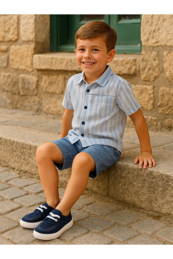 LC Waikiki Boys Boys' Navy Blue 2-5 Years Old