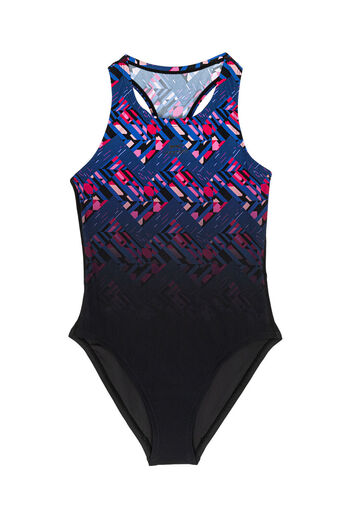 LC Waikiki Sports Back Jn43 Girls' Swimsuit Black