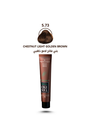 TANINO Light Golden Brown Shiny Hair Dye 5.73