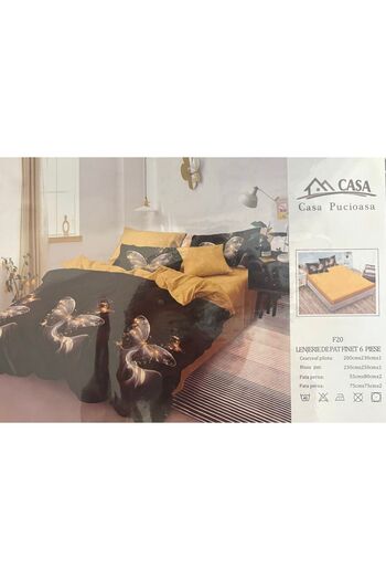 Casa Pucioasa Finet Bed Linen, 6 Piece Set