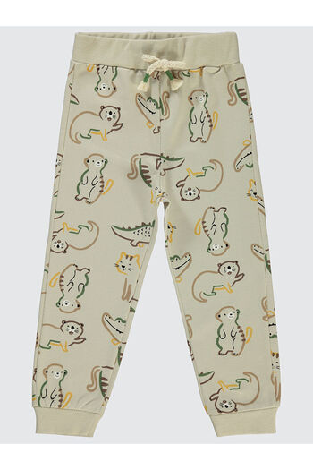 LC Waikiki Boys Boys' Sweatpants 2-5 Years Green