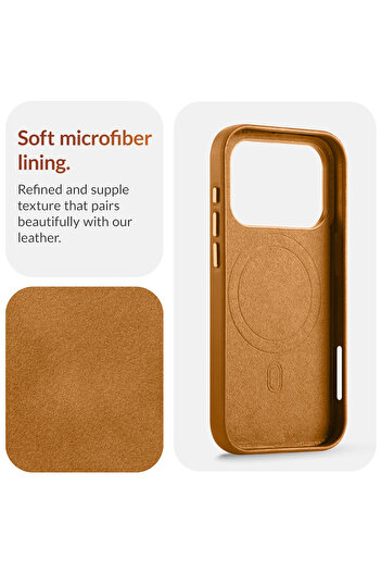 Wtech Apple iPhone 17 Pro Max 5G 2025 Luxury Leather Wireless Charging MagSafe Shockproof Case Cover