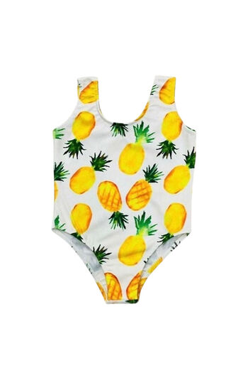 LC Waikiki Patterned Girl's Swimsuit