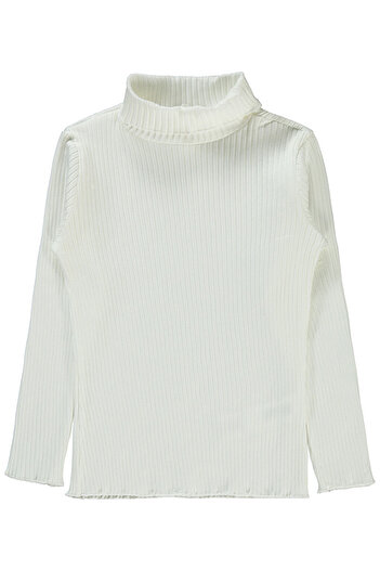 LC Waikiki Girls Sweatshirt 6-9 Years Old Ecru