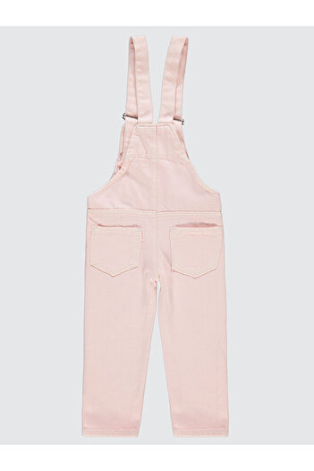 LC Waikiki Girls' Salopet (Overalls) 2-5 Years Old Pink