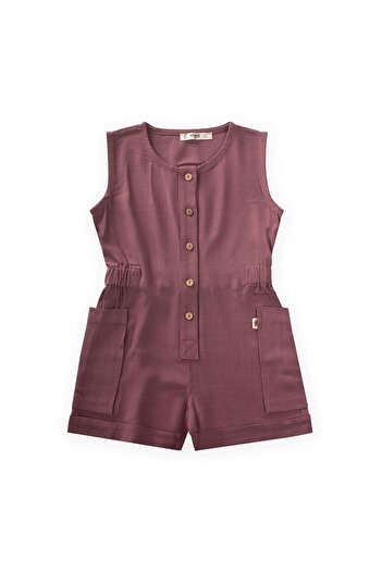 LC Waikiki Girl's Linen Jumpsuit