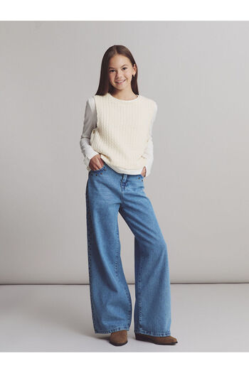 LC Waikiki Wideleg Girl's Jean Trousers
