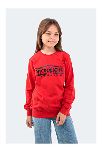 LC Waikiki Duna Unisex Children's Sweatshirt Red
