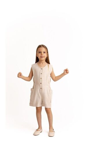 LC Waikiki Girl's Linen Jumpsuit