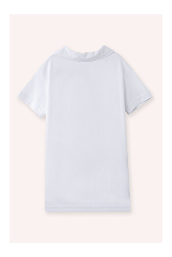LC Waikiki Boy's Polo Neck T-Shirt White