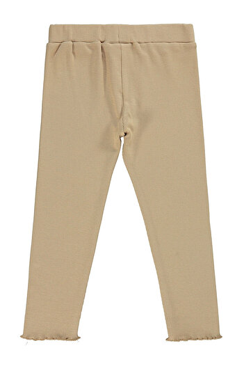 LC Waikiki Girls' Leggings 10-13 Years Old Oat Milk