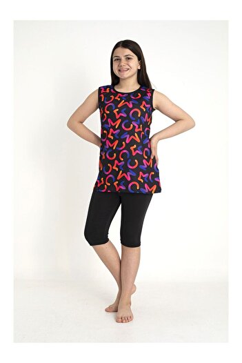LC Waikiki Girls' Sleeveless Tights Swimsuit 3509