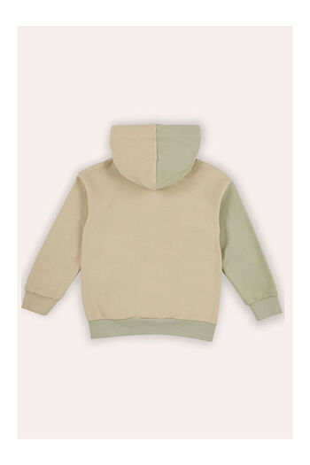LC Waikiki Boy's Contrast Panel Hooded Sweatshirt