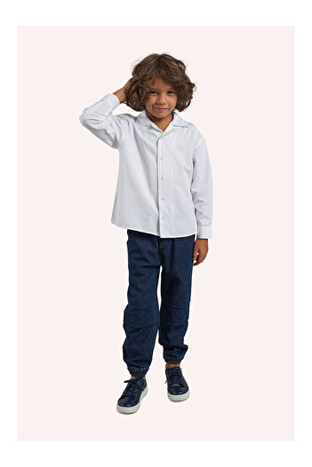 LC Waikiki Boys' Cargo Pocket Denim Pants