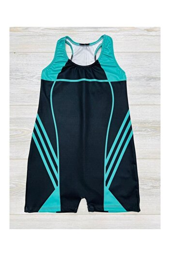 LC Waikiki Girls' Swimsuit with Swim Shorts