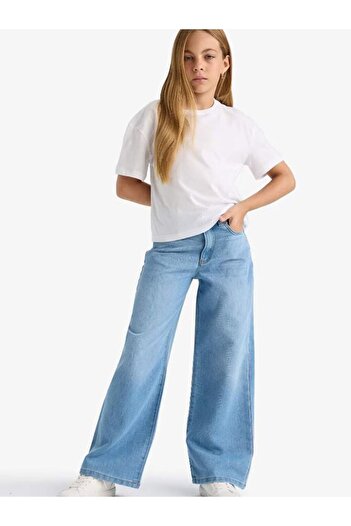 LC Waikiki Girl's Straight Wide Jeans