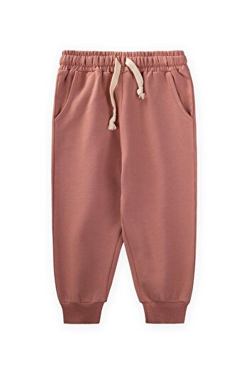 LC Waikiki Pocketed Sweatpants 1-9 Years Old Dusty Rose