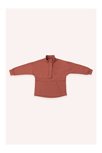 LC Waikiki Girl's Sweatshirt with Pocket Detail