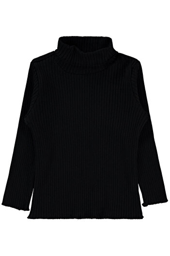 LC Waikiki Girls Sweatshirt 2-5 Years Black
