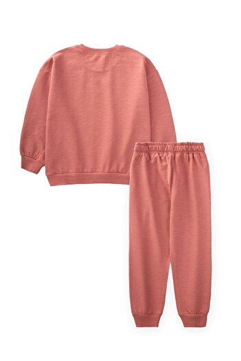 LC Waikiki Basic Sweatshirt 3-8 Years Rose Pink