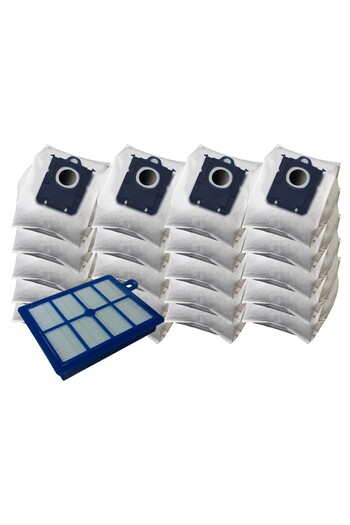 KOMA SB03PL - Set of 20 bags + HEPA for AEG, Electrolux, Philips vacuum cleaners with S-BAG type bags