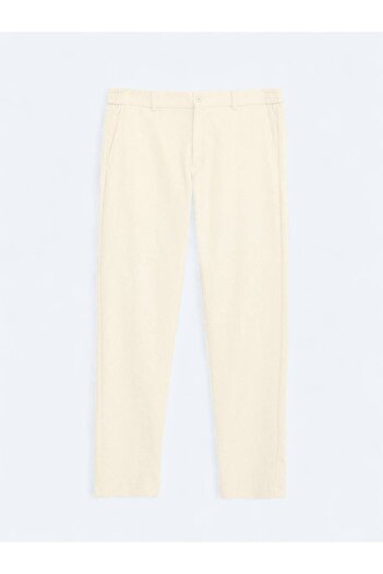 Kip Beige Woven Jogging Fit Casual Trousers