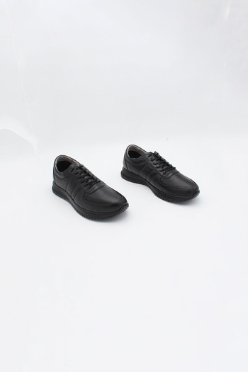 ENDİCAN 234 520-Mrd Men's Genuine Leather Shoes Black
