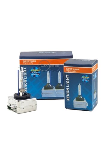 Ronys Group Set 2 Xenon Bulbs D3S/D3R, 35W, HID, 4300k, for Car Headlights, +200%,