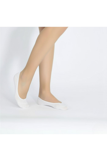Farve Women's Seamless Toe Cotton Ballerina Socks