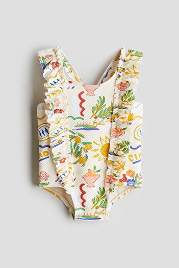 H&M Frilled swimsuit