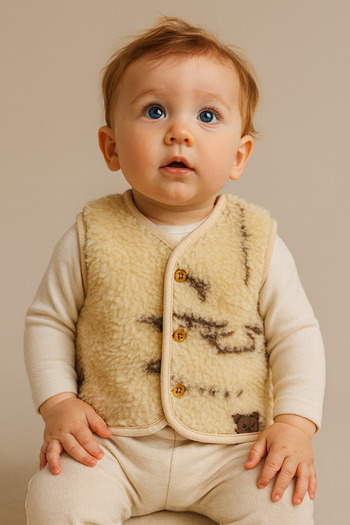 eradkids Premium Baby Double-Sided Wearable Plush Fur Vest