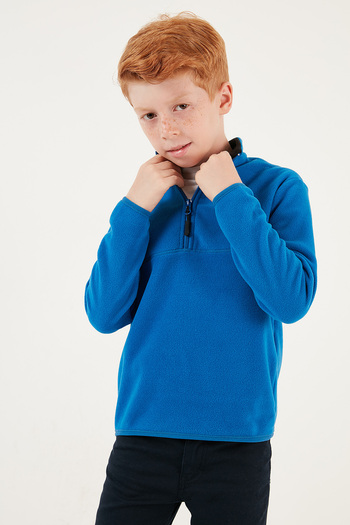 Lela Soft Textured Zippered Stand Collar Ribbed 2-Pack Fleece Children's Polar 5905002S2