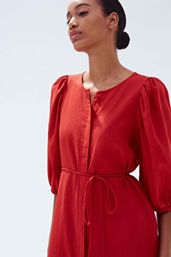 H&M Linen-blend dress
