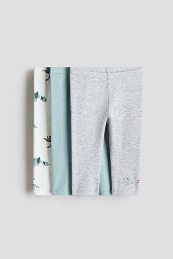 H&M 3-pack cotton jersey leggings