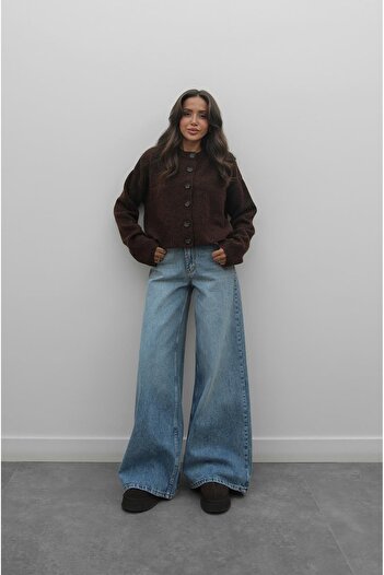 Havoş Light Blue Mona Wide Leg Jeans