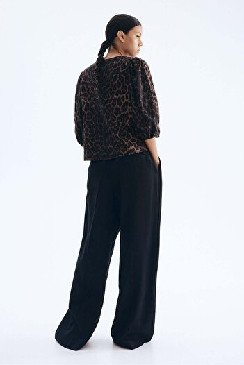 H&M Linen-blend blouse