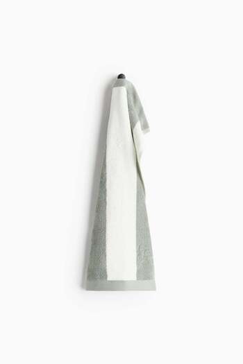 H&M Striped cotton terry guest towel