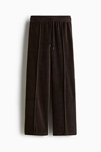 H&M Wide velour joggers